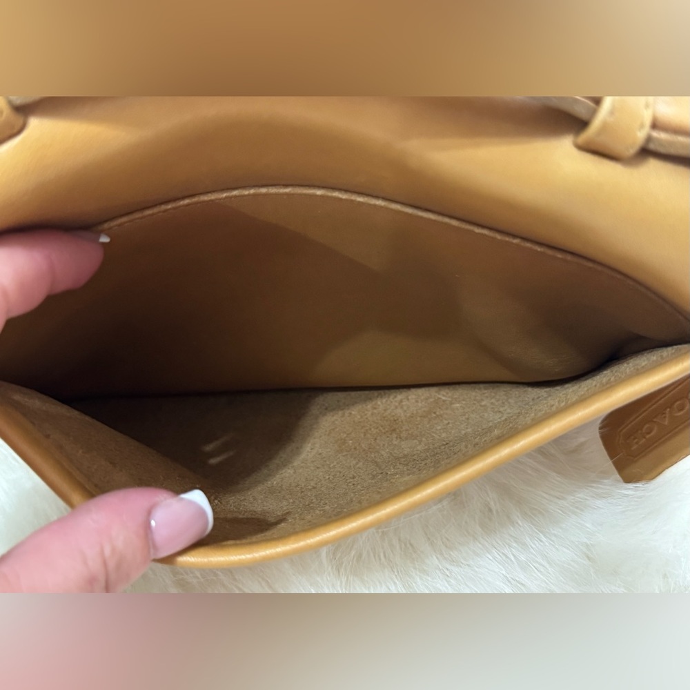 Vintage COACH Costa Rica Court Bag 9870 Camel Leather Shoulder Crossbody #209 - Picture 15 of 16